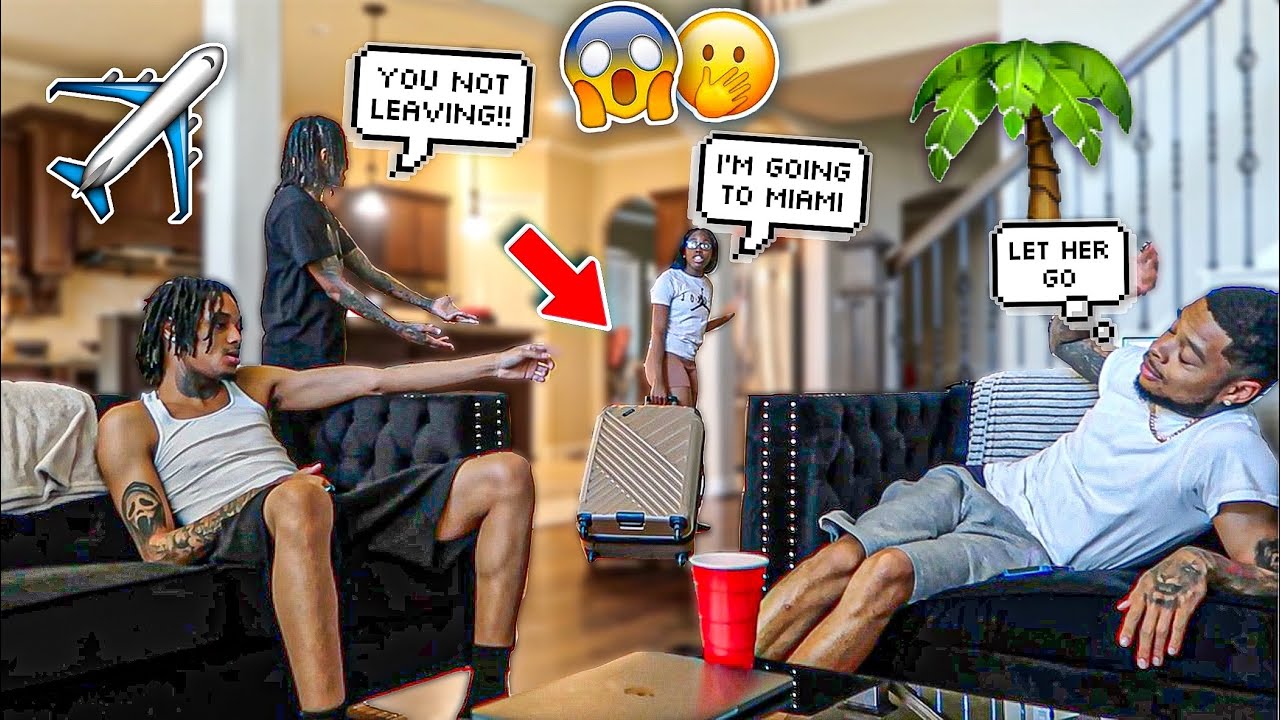 I'm Getting Flew Out Prank On Jazz,Amar, and Flo!!