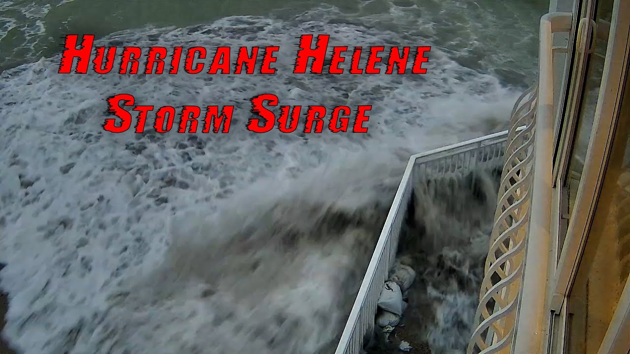 Hurricane Helene First Florida Storm Surge Impacts - 9/26/2024