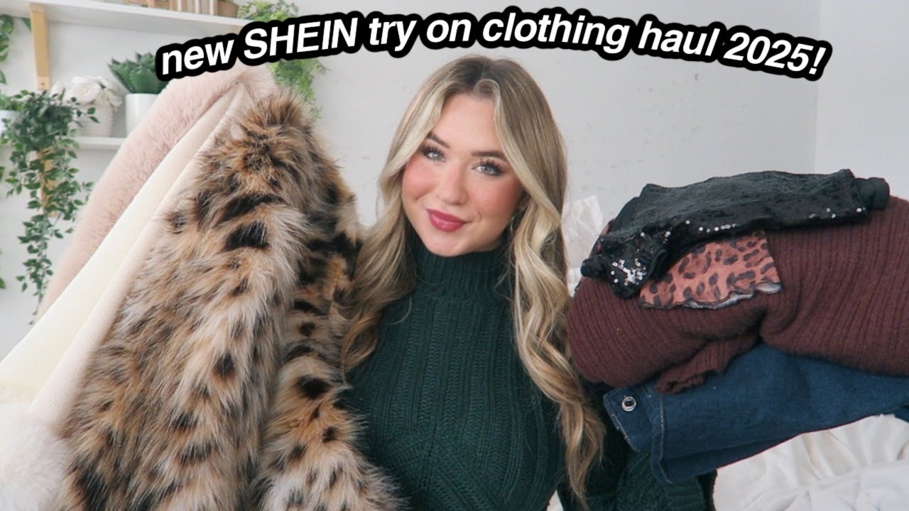 new SHEIN try on clothing haul 2025! - YouTube