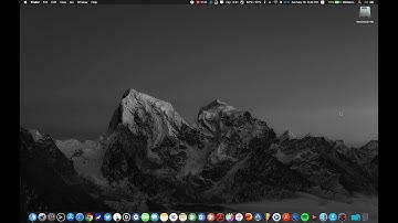 How to customize your mac with menubar apps\ نظرة عامة على جهازي الماك مع بعض التعديلات والبرامج