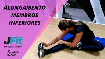 Como fazer alongamento de membros inferiores?