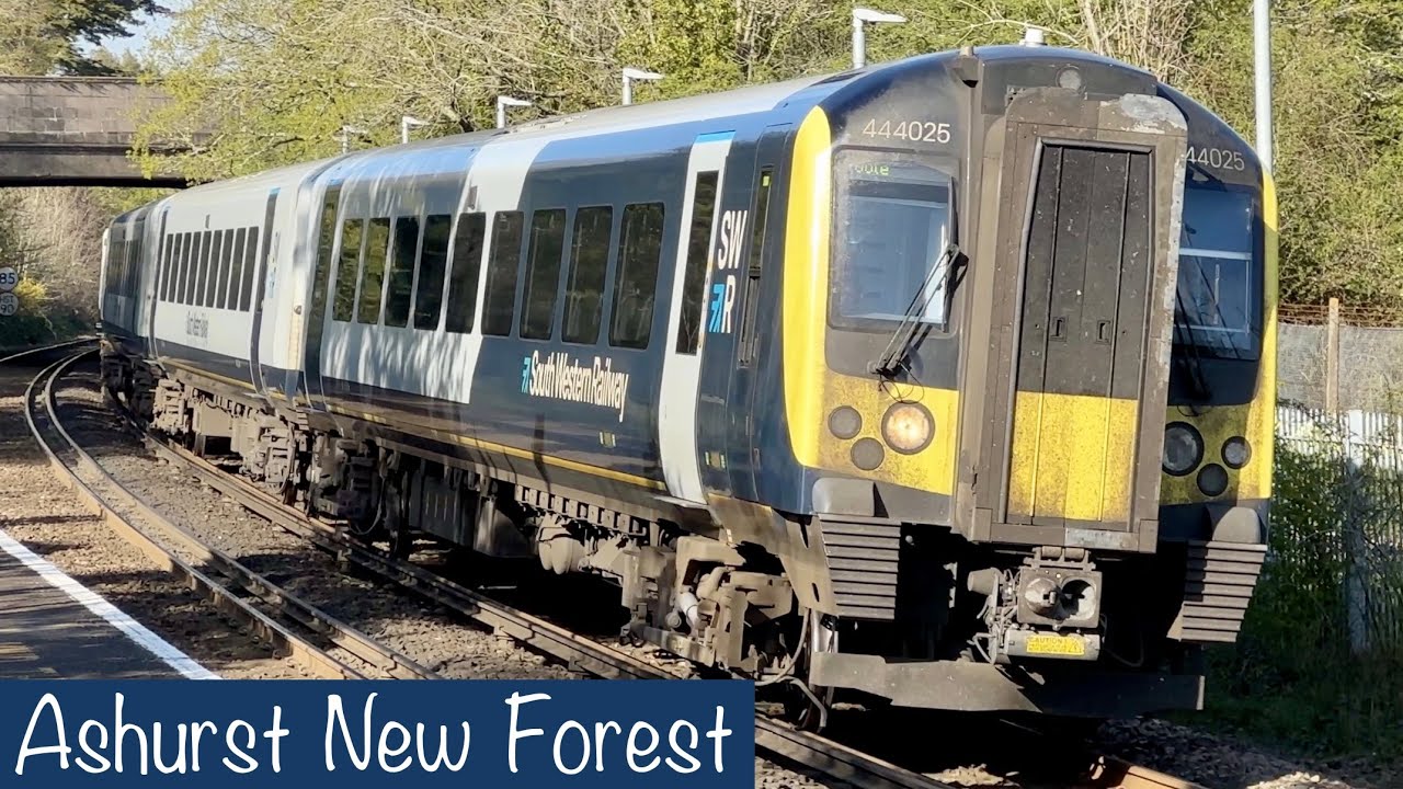 Trains at: Ashurst New Forest, SWML, 11/4/2025 | Boom Trainspots
