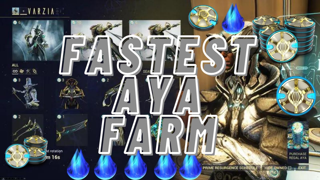 Warframe Fastest Aya Farm