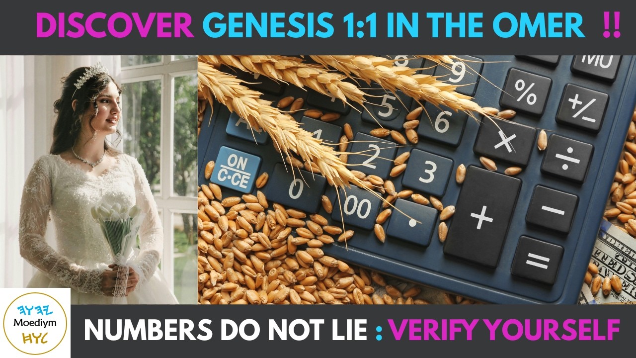 SHE know his math in the #countingtheomer  Wisdom and Gen 1:1 are related in his math! #moedim