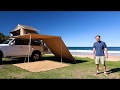 Campsite Essential Awning wall + Mesh floor combo