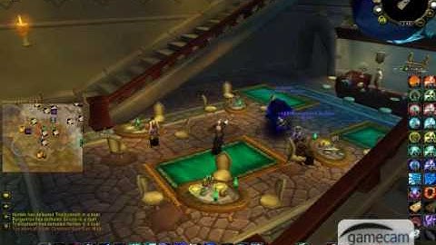 Wow - Horde Mage in Alliance Inn in Dalaran