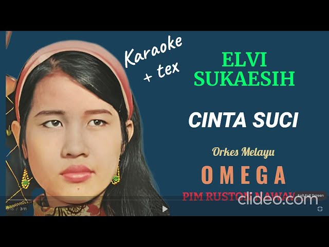 ELVI SUKAESIH  -  CINTA SUCI KARAOKE class=