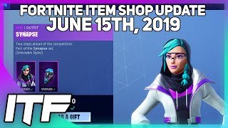 Fortnite Item Shop *NEW* SYNAPSE SKIN SET! [June 15th  2019] (Fortnite Battle Royale)