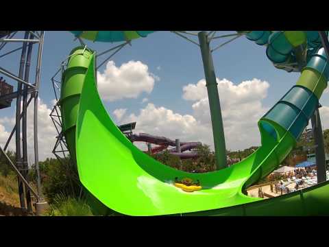 Walhalla Wave at Aquatica San Antonio - HD - Full ride experience - Non Music version