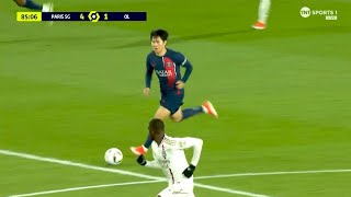 The Day Kang-in Lee Couldn't Stop Dribbling against Lyon - HD