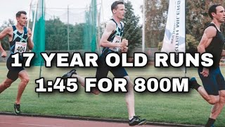 17 Year Old Runs 145 For 800M Max Burgin