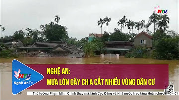 Nghệ An: Mưa lớn gây chia cắt nhiều vùng dân cư