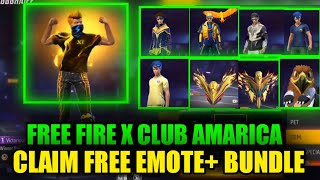 CLUB AMERICA ALL REWARDS - GARENA FREE FIRE MAX, FREE FIRE X CLUB AMERICA  COLLABORATION, FREE FIRE