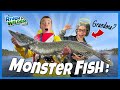 Kids catch MONSTER fish... with GRANDMA&#39;S secret lure?