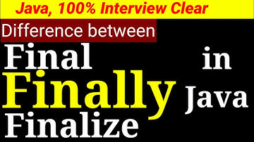 Difference between final finally and finalize in java in Hindi, Java Programming Tutorials