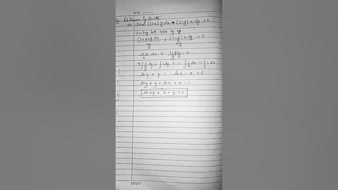 solving-differential-equation-1-x-ydx-1-y-xdy-0-rd-sharma-2016