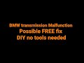 BMW TCM to ECU Transmission reset - Trans Malfunction possible Free Fix DIY easy