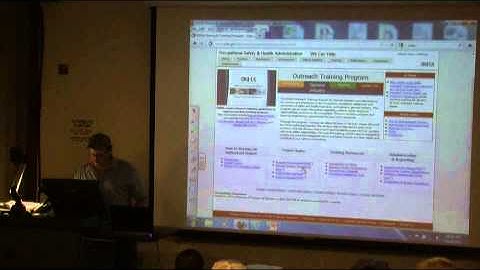 OSHA VIDEO - INTRO TO OSHA PART 1 -- OSHA1.1.0.wmv