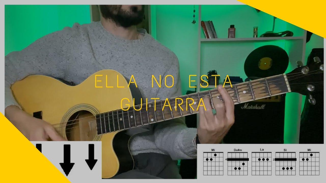 GUITARRA | Ella no esta - Airbag (Guitarra cover/tutorial) Martin Lopez