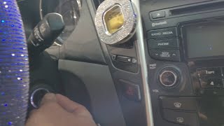 Match Highlights Hyundai sonata key is stuck.  how to get the key out
