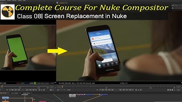 Complete Course For Nuke Compositor | Class – 08 | Screen Replacement in Nuke | Screen Replacement
