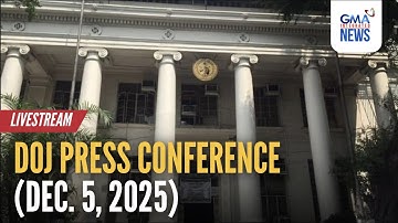 LIVE: DOJ press conference (Dec. 5, 2025) | GMA Integrated News