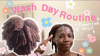 Washday Routine Start to Finish | 4C Natural hair