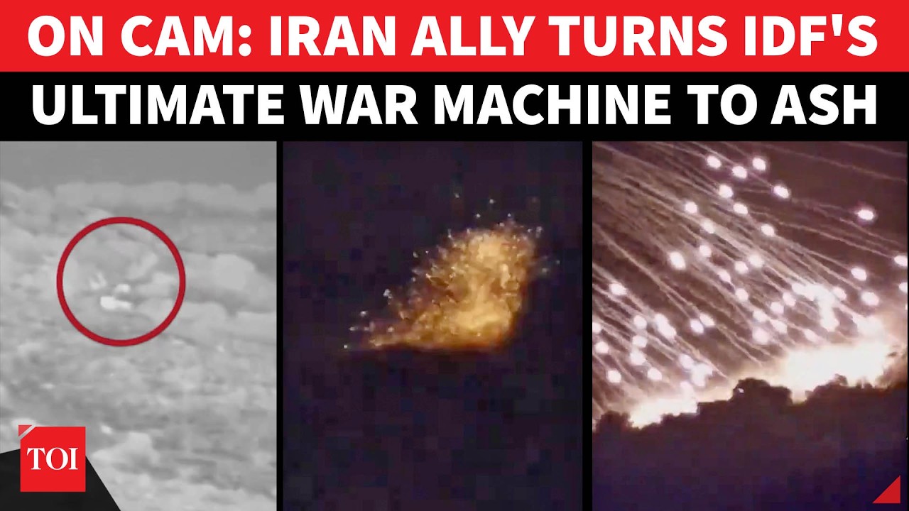 Israeli Troops 'FLEE' BURNING WRECKS of '4 INDESTRUCTIBLE' Weapons After Hezboll