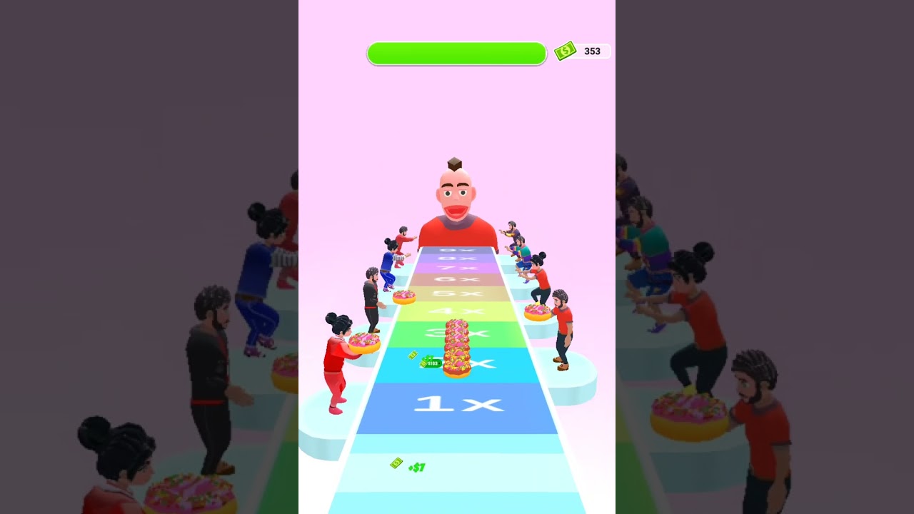 Donut Runner - Running Game - Donut Game Online - iOS and Android Gameplay