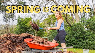 Spring Vegetable Garden prep STARTS NOW! Expanding our Permaculture garden l No till, mulch method by Homesteading with Shelby 2,075 views 4 months ago 14 minutes, 49 seconds