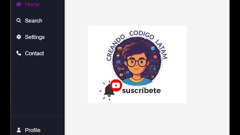 Cómo Crear una Barra Lateral Interactiva en HTML, CSS y JavaScript | Tutorial Completo