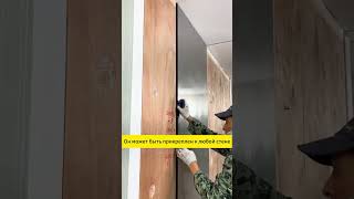 Новые отделочные#interior design  #TV wall design#designer  #wallpaper  #woodveneer #wallboard #DIY