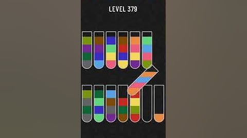 Water Sort Puzzle Level 379 Walkthrough Solution Android/iOS 💦