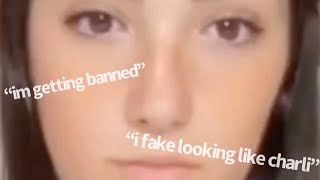 Charli D’Amelio’s LOOKALIKE is BANNED...