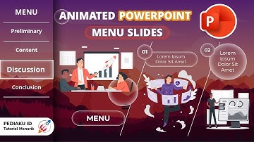 CARA MEMBUAT ANIMASI SLIDE MENU POWERPOINT YANG KEREN DAN MENARIK