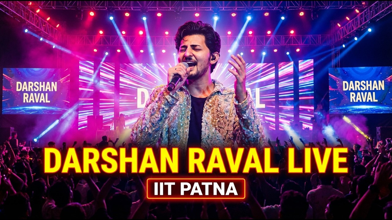 Darshan Raval Live at IIT Patna 🔥 | Unforgettable Concert Moments | Crazy Crowd