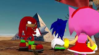 Let's Play Sonic Adventure 2 Battle Pt4 - Pyramids, Space Colonies, and Deception, Oh my!