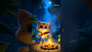 Hungry cat eating fish #cat #story #cute #motivation #entertainment #hungrycats #bonfire #shorts