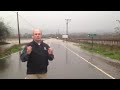 Flooded road