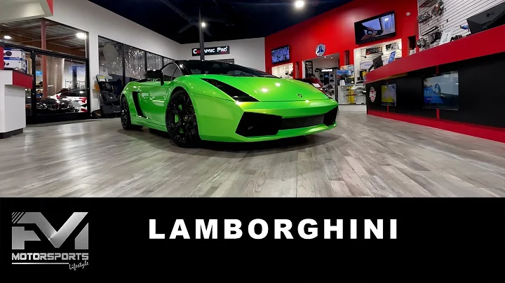 HOW WE WRAPPED THE LAMBORGHINI GALLARDO IN KELLY G...