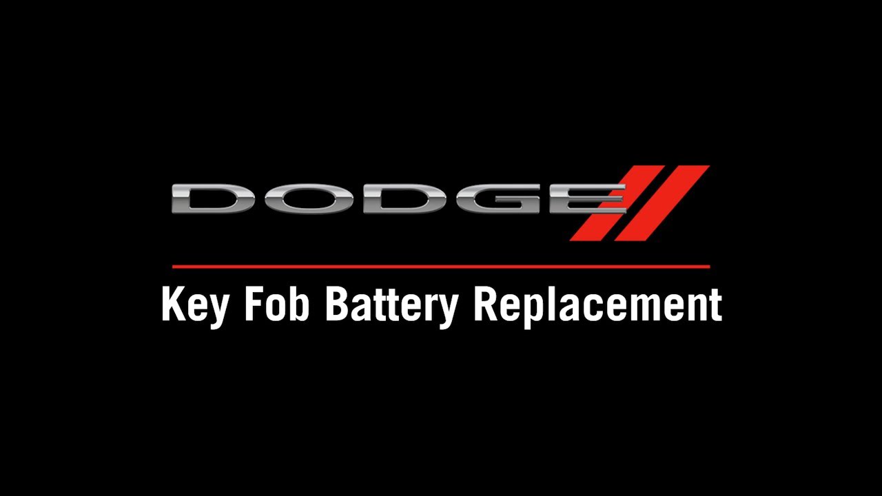 Key Fob Battery Replacement | How To | 2021 Dodge Challenger - YouTube