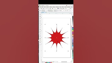 Use of Distort Tool in CorelDraw - Shapes #shorts