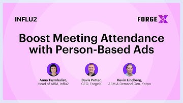 How to Boost Meeting Attendance with Person-Based Ads | Playbook by Influ2