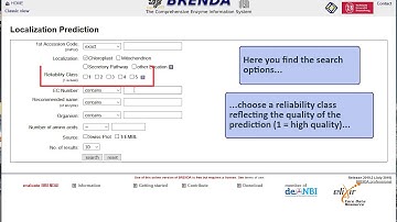 BRENDA enzyme database - Sequence, Genomes, Predictions