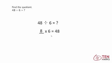Identifying the Quotient Using Multiplication: 3.OA.6