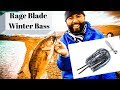 Strike King Rage Blade on Winter Bass
