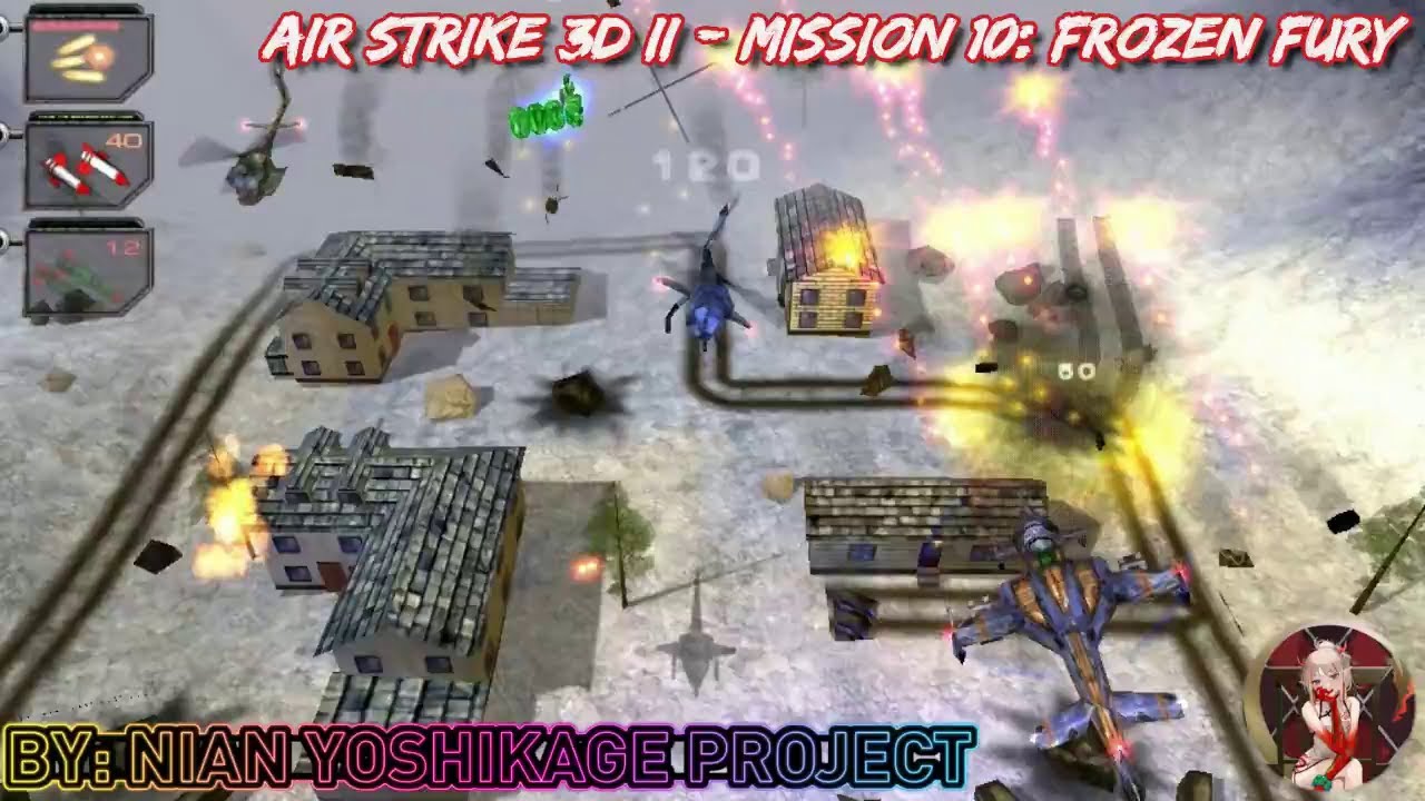 Air Strike 3D II - Mission 10 - Frozen Fury - YouTube