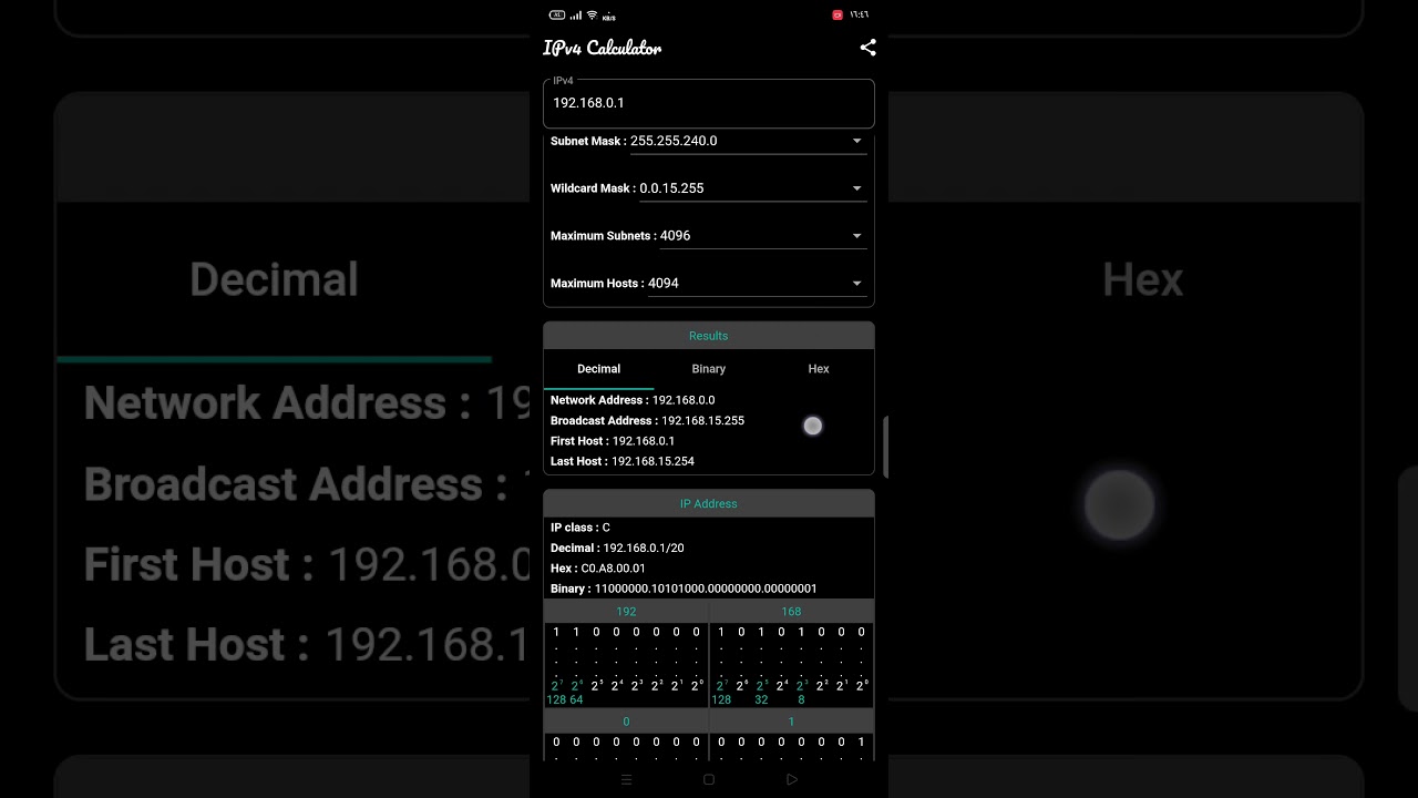 IPv4 Calculator PlayStore