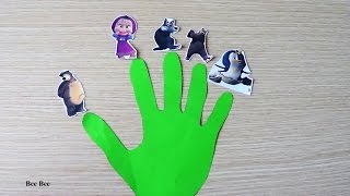 Masha And The Bear Finger Family Song Lollipop Nursery Rhyme