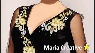 صدور كروشي 2021 جديدة في قمة الروعة ICrochet collars designs